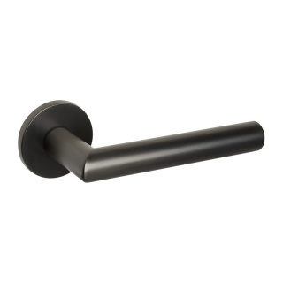 Klamka Vinci fit antracyt na rozecie okrągłej VDS