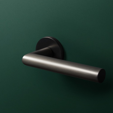 Klamka Vinci fit antracyt na rozecie okrągłej VDS