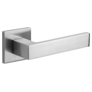 Klamka Warna fit chrom-satyna na rozecie kwadratowej VDS