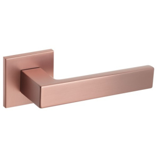 Klamka Warna fit miedź-satyna na rozecie kwadratowej VDS