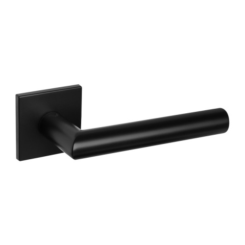 Klamka Vinci Q fit czarna na rozecie kwadratowej VDS