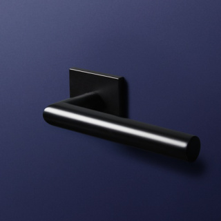 Klamka Vinci Q fit czarna na rozecie kwadratowej VDS