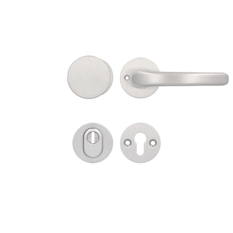 Klamko Gałka AXA Diana Flex Click + rozeta na wkładkę F6 inox