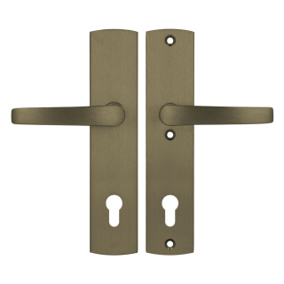 Klamko Klamka AXA Diva ++ F4 stare złoto rozstaw 92 mm