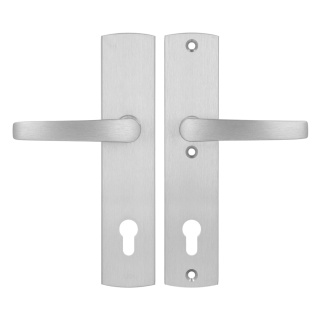 Klamko Klamka AXA Diva ++ F6 inox rozstaw 92 mm