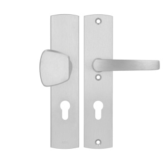 Klamko Pochwyt AXA Diva ++ F6 inox rozstaw 72 mm