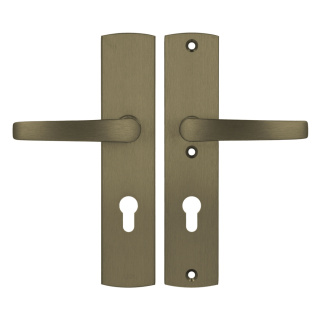 Klamko Klamka AXA Diva ++ F4 stare złoto rozstaw 72 mm