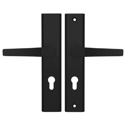 Klamko Klamka AXA Fast Premium F8 czarna rozstaw 72 mm