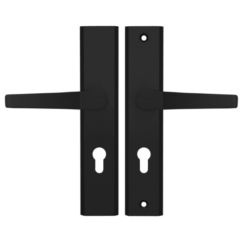 Klamko Klamka AXA Fast Premium F8 czarna rozstaw 72 mm