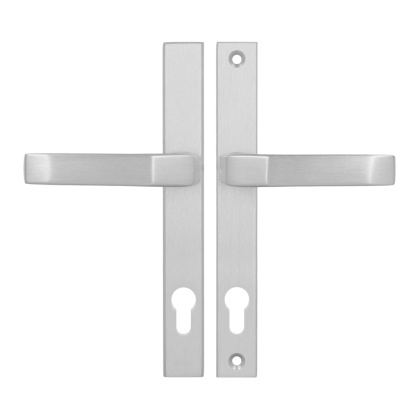 Klamko Klamka AXA Slim ++ F6 inox rozstaw 92 mm