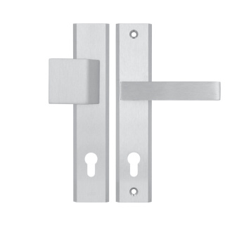 Klamko Pochwyt AXA Haga ++ F1 srebrna rozstaw 90 mm