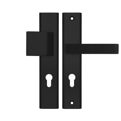 Klamko Pochwyt AXA Haga ++ F8 czarna rozstaw 72 mm