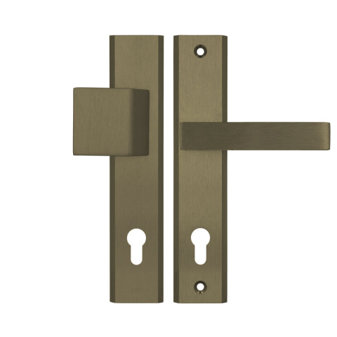 Klamko Pochwyt AXA Haga ++ F4 stare złoto rozstaw 92 mm