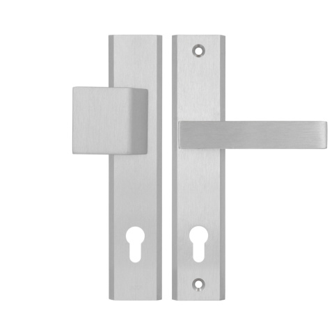 Klamko Pochwyt AXA Haga ++ F6 inox rozstaw 92 mm