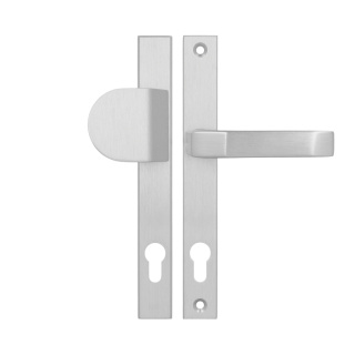 Klamko Pochwyt AXA Slim ++ F6 inox rozstaw 92 mm