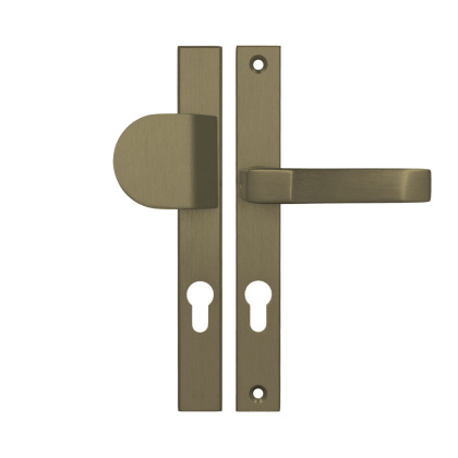 Klamko Pochwyt AXA Slim ++ F4 stare złoto rozstaw 72 mm