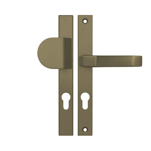 Klamko Pochwyt AXA Slim ++ F4 stare złoto rozstaw 72 mm