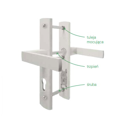 Trzpień do klamko-klamki Axa
