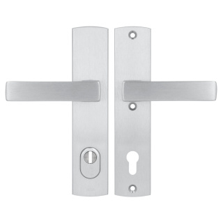 Klamko Klamka AXA Apollo Flex Premium F1 srebrna rozstaw 92 mm