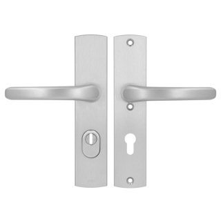 Klamko Klamka AXA Jupiter Flex Premium F6 inox rozstaw 72 mm