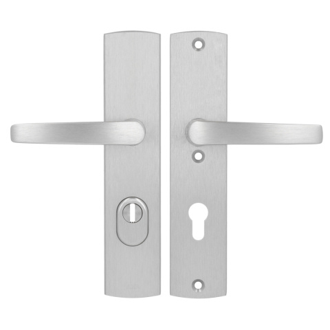 Klamko Klamka AXA Diva Flex ++ F6 inox rozstaw 72 mm