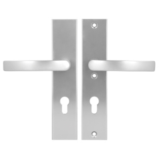 Klamko Klamka AXA Odin ++ F6 inox rozstaw 72 mm