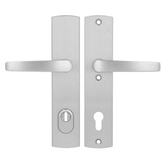 Klamko Klamka AXA Diva Flex ++ F6 inox rozstaw 92 mm