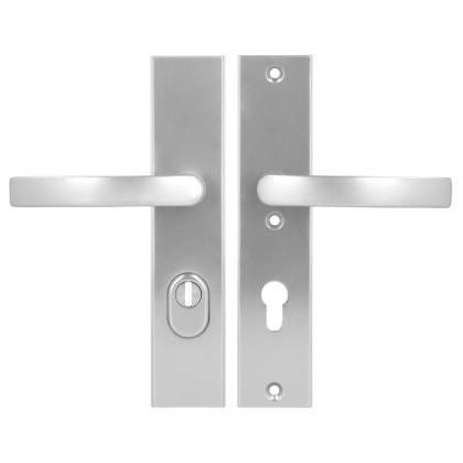 Klamko Klamka AXA Odin Flex ++ F6 inox rozstaw 72 mm