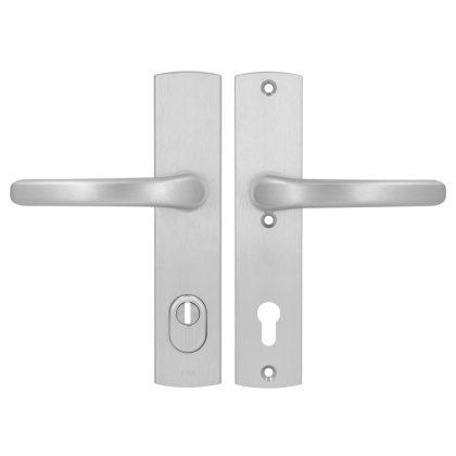 Klamko Klamka AXA Jupiter Flex Premium F6 inox rozstaw 92 mm