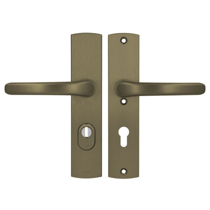 Klamko Klamka AXA Jupiter Flex Premium F4 stare złoto rozstaw 72 mm