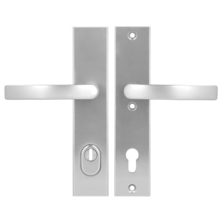 Klamko Klamka AXA Odin Flex ++ F6 inox rozstaw 92 mm