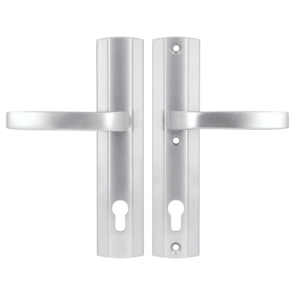 Klamko Klamka AXA Prestige ++ F1 srebrna rozstaw 92 mm