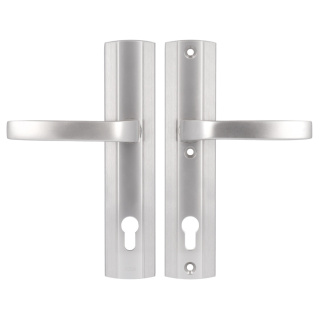 Klamko Klamka AXA Prestige ++ F6 inox rozstaw 92 mm