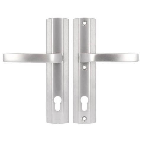 Klamko Klamka AXA Prestige ++ F6 inox rozstaw 92 mm