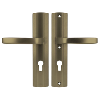 Klamko Klamka AXA Prestige ++ F4 stare złoto rozstaw 72 mm