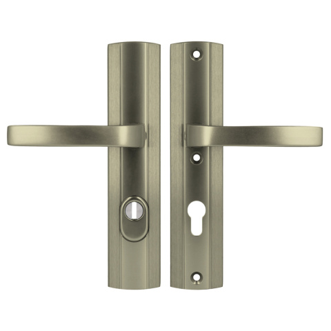 Klamko Klamka AXA Prestige Flex ++ F9 tytan rozstaw 72 mm