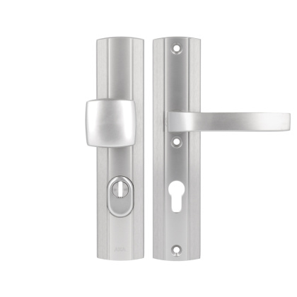 Klamko Pochwyt AXA Prestige Flex ++ F6 inox rozstaw 72 mm