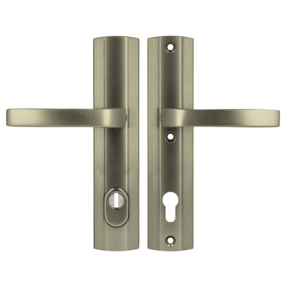 Klamko Klamka AXA Prestige Flex ++ F9 tytan rozstaw 90 mm