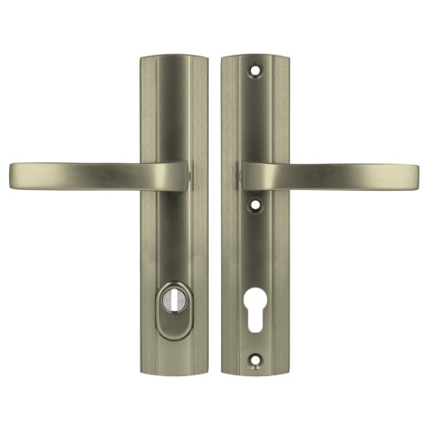 Klamko Klamka AXA Prestige Flex ++ F9 tytan rozstaw 90 mm