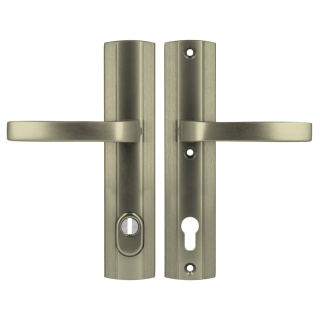 Klamko Klamka AXA Prestige Flex ++ F9 tytan rozstaw 92 mm