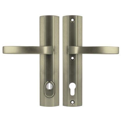 Klamko Klamka AXA Prestige Flex ++ F9 tytan rozstaw 92 mm