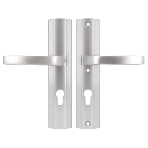 Klamko Klamka AXA Prestige ++ F6 inox rozstaw 72 mm