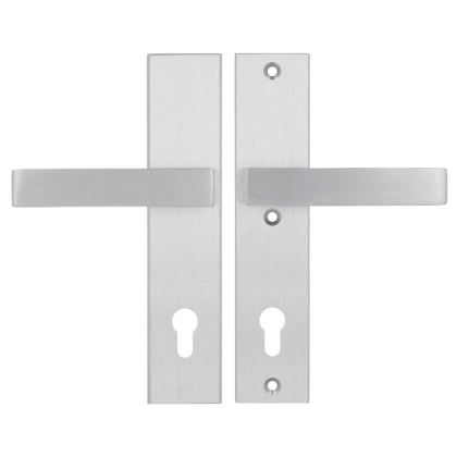 Klamko Klamka AXA Royal ++ F1 srebrna rozstaw 92 mm