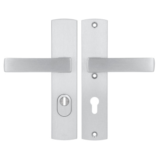 Klamko Klamka AXA Apollo Flex Premium F1 srebrna rozstaw 72 mm