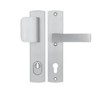 Klamko Pochwyt AXA Apollo Flex Premium ++ F1 srebrna rozstaw 92 mm