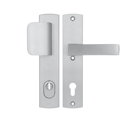 Klamko Pochwyt AXA Apollo Flex Premium ++ F1 srebrna rozstaw 92 mm