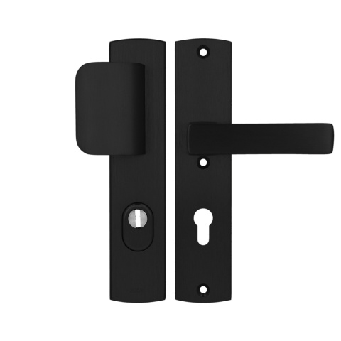 Klamko Pochwyt AXA Apollo Flex Premium ++ F8 czarna rozstaw 72 mm