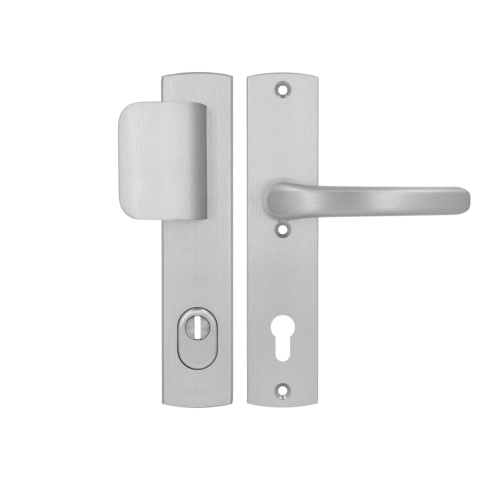 Klamko Pochwyt AXA Jupiter Flex Premium ++ F6 inox rozstaw 92 mm