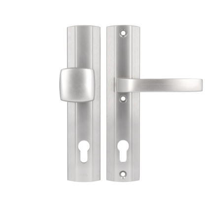 Klamko Pochwyt AXA Prestige ++ F6 inox rozstaw 92 mm