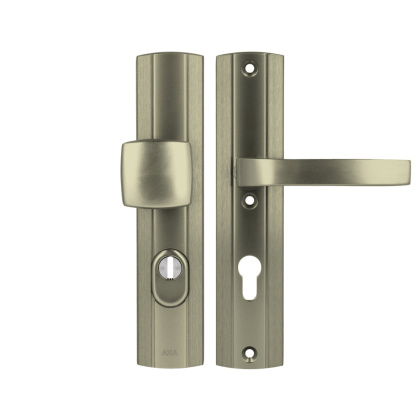 Klamko Pochwyt AXA Prestige Flex ++ F9 tytan rozstaw 72 mm